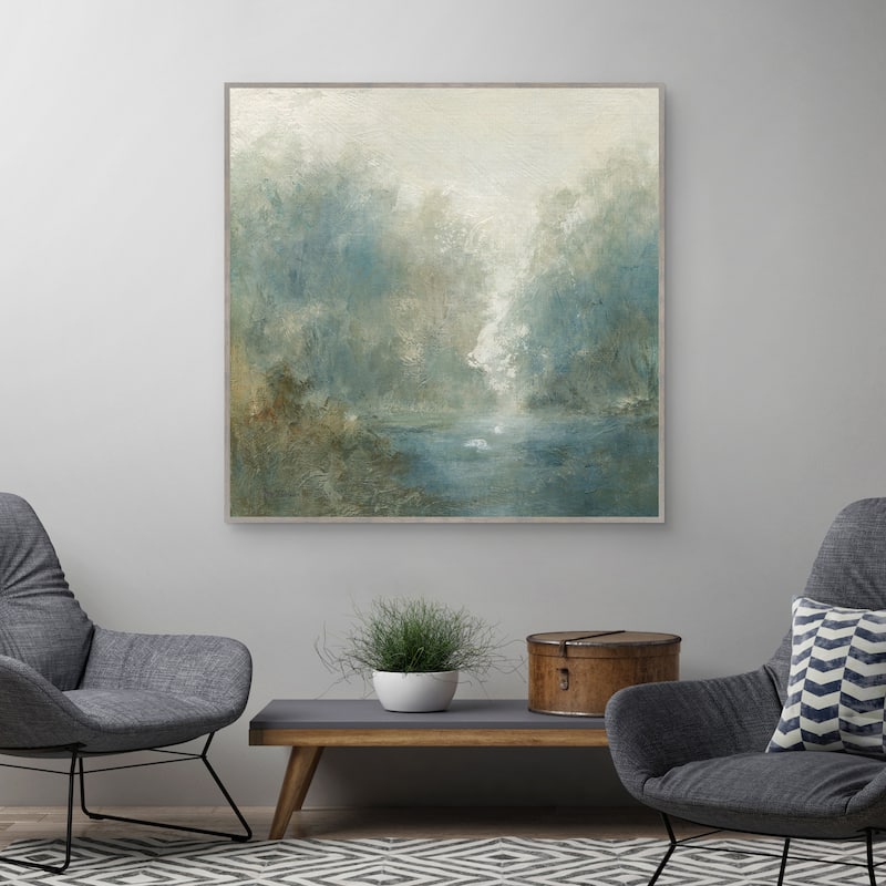 Quiet Mist by Carol Robinson Framed Canvas Art Print