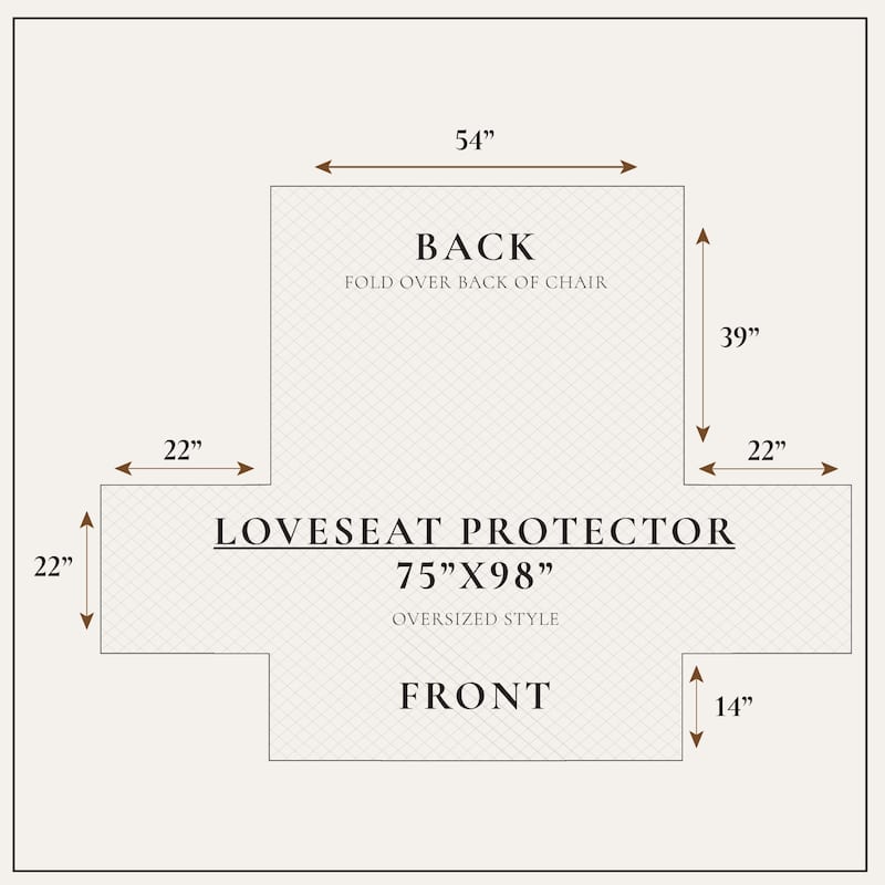 Velvet Loveseat Cover Pet Furniture Protector