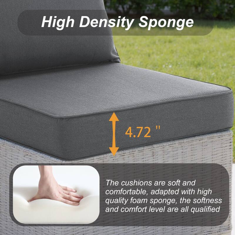 Sunbrella Indoor Outdoor Chair Cushion and Pillow