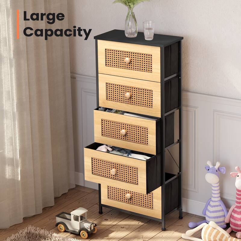 Pellebant 5 Drawers Vertical Storage Tower Organizer
