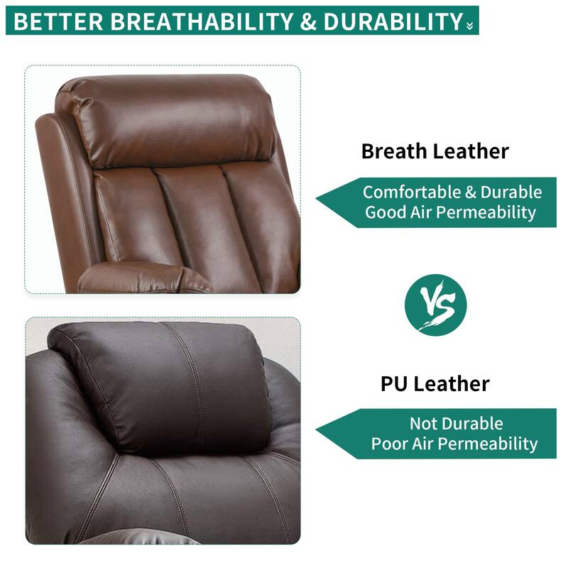 Moasis PU Massage Reclining Chair