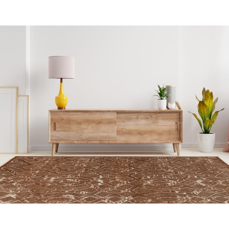 Structure Geo Chenille Rug Collection
