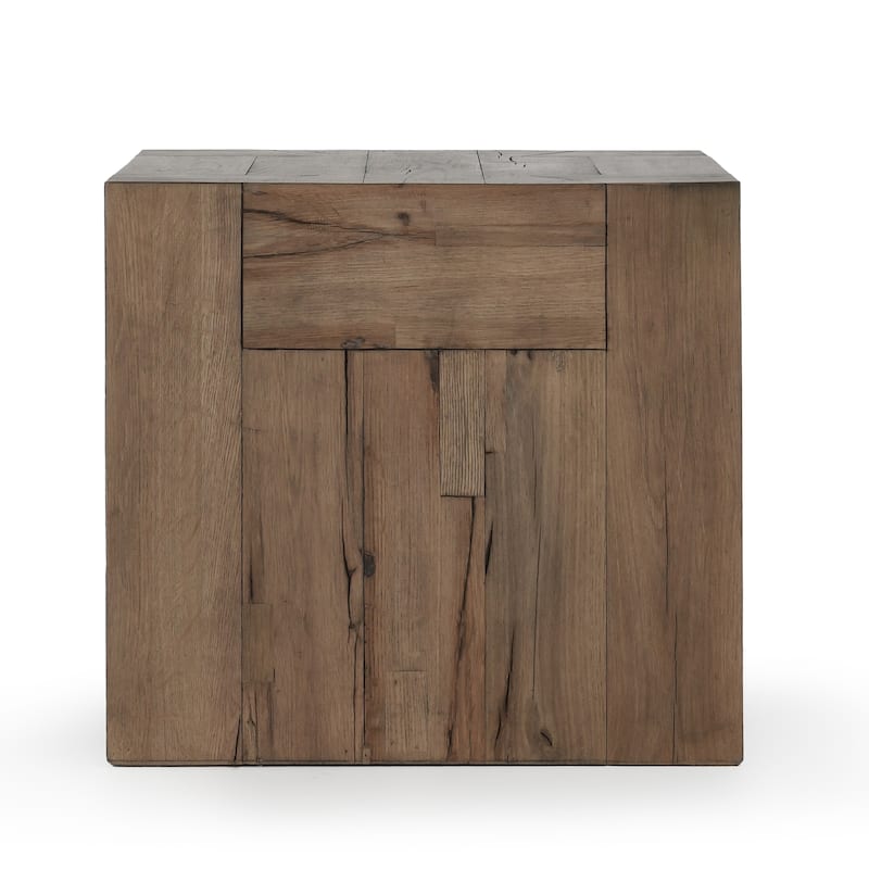 Classic Home Bristol Cracked Oak 24" End Table