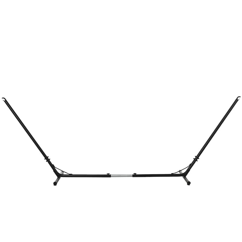 Outsunny Indoor Outdoor Adjustable Powder Coated Metal Hammock Frame Stand