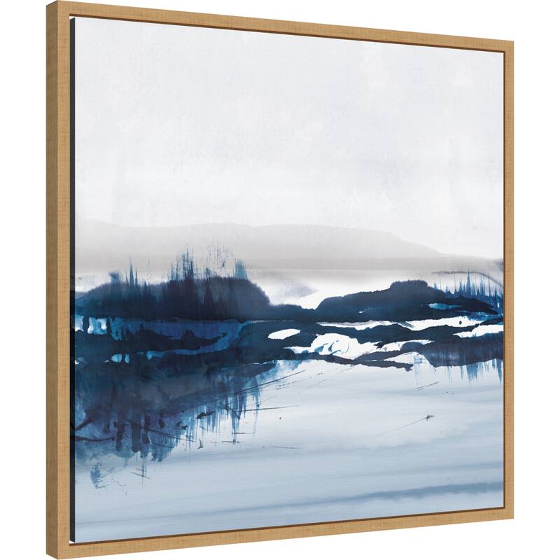 Sea View by Dan Hobday (22 x 22 in.), Framed Canvas Wall Art Print