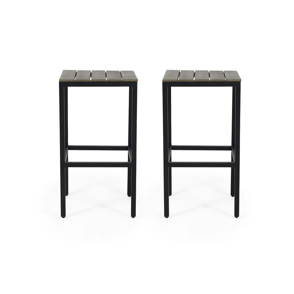 Dorset Acacia Wood Bar Stools by Christopher Knight Home