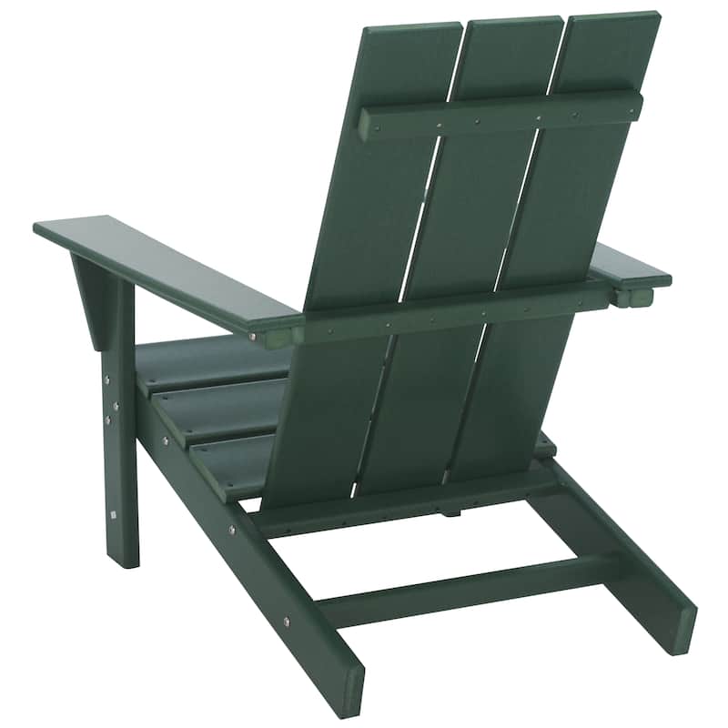 SAFAVIEH Outdoor Living All Weather Adirondack Chair - 29"W x 32"D x 33"H
