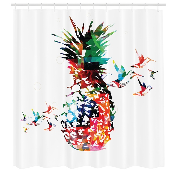 Pineapple shower curtains discount