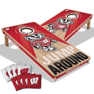 Wisconsin Badgers NCAA 2x4 Professional Cornhole Board Set