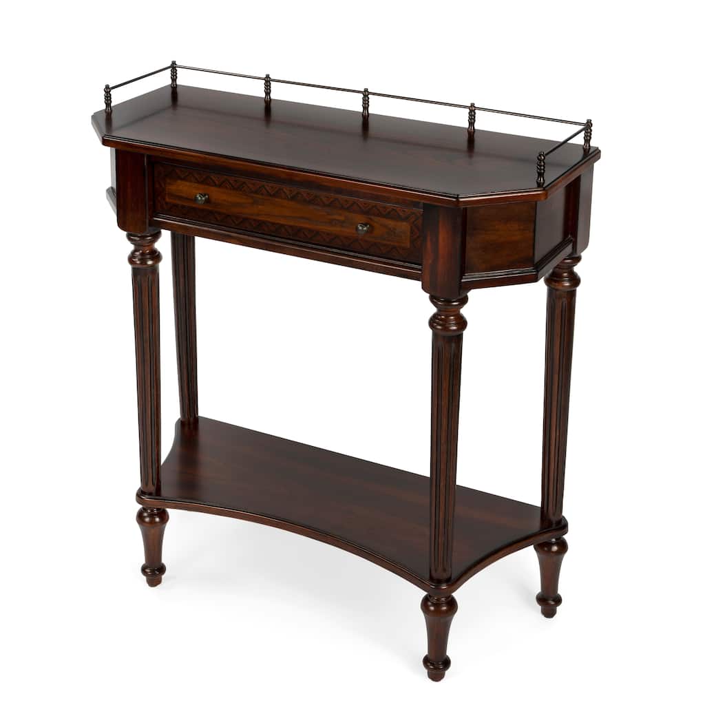 Handmade Butler Charleston Cherry-finished Brown Wood/Veneer Plantation Console Table (China)
