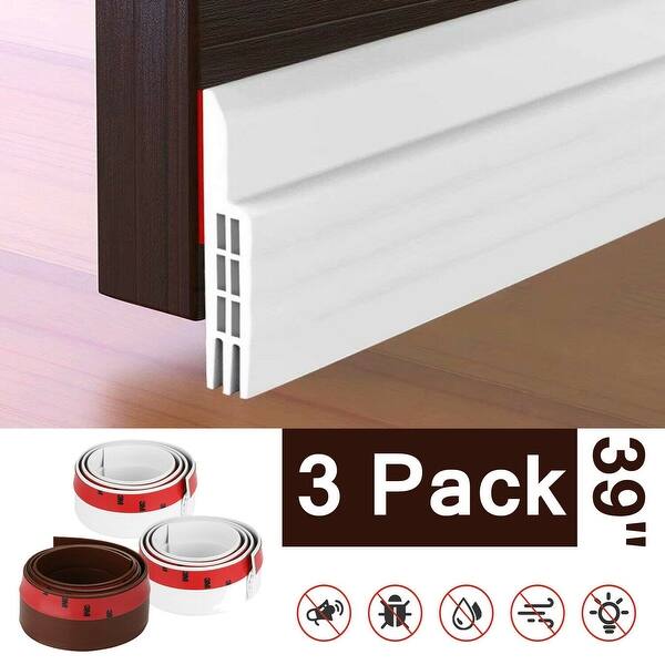 Door Draft Stopper Under Door Seal For Exterior Interior Door Sweep Strip L Overstock 32017657 Draft stoppers to keep your home cosy.
