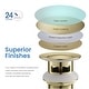 preview thumbnail 43 of 55, Pop Up Drain Stopper for Bathroom with Overflow