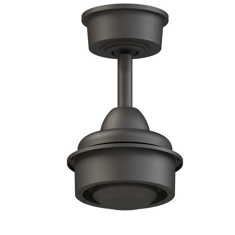 Fanimation Wrap Custom Indoor/Outdoor Smart Ceiling Fan Motor with Remote - Matte Greige - Hardwired