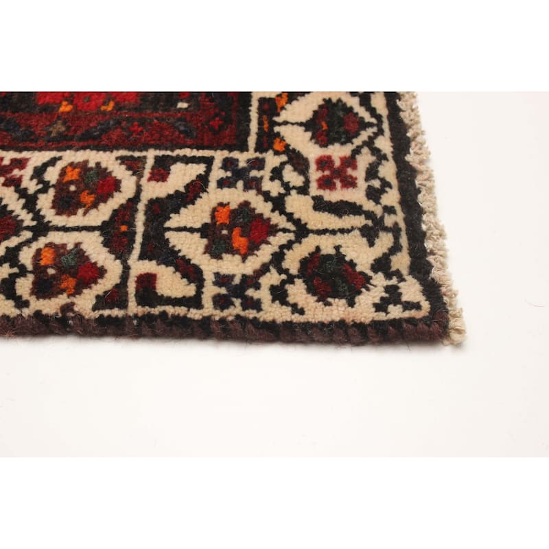 ECARPETGALLERY Hand-knotted Andelz Black Wool Rug - 3'3 x 10'11