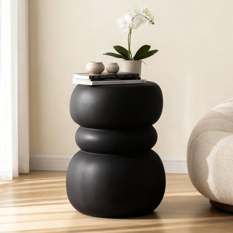 Indoor/Outdoor Light Weight Concrete Side Table