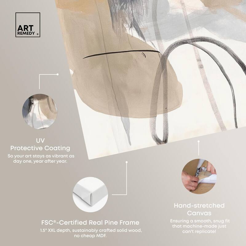 Freeform Movement I Canvas by Art Remedy, Gallery Wrapped