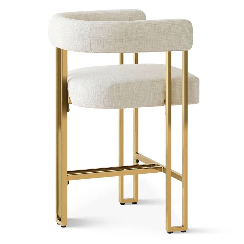 Leather 25" Counter Stool (Set of 2)
