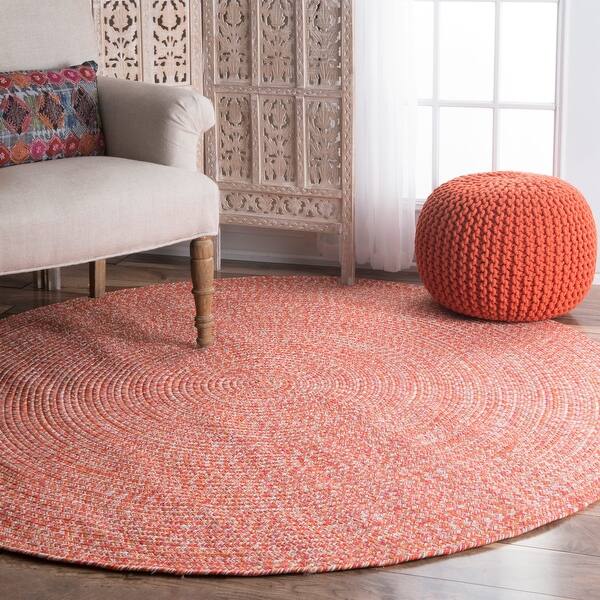 Shop Nuloom Handmade Casual Solid Braided Rug On Sale