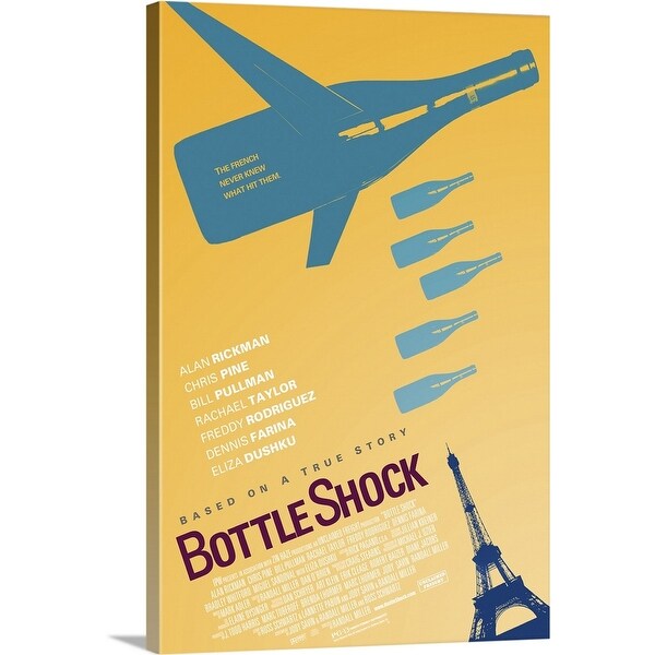 Solid-Faced Canvas Print entitled Bottle Shock - Movie Poster -
