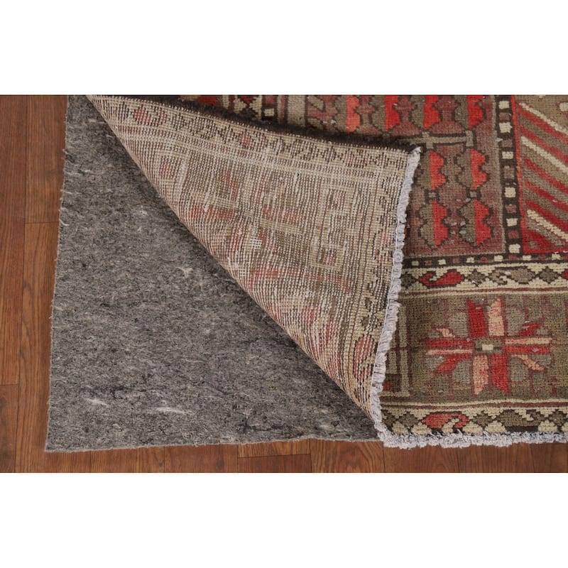 Garden Design Bakhtiari Vintage Persian Rug Hand-Knotted Wool Carpet - 6'8" x 9'10"