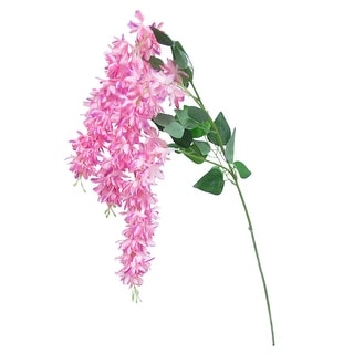 Set of 3 Pink Artificial Hanging Fuchsia Lilac Flower Stem Spray 40in ...