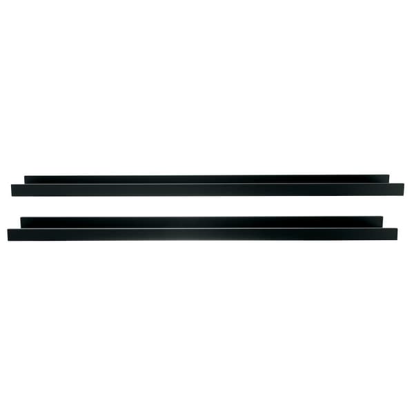 kieragrace KG Edge Frame Ledge, Set of 2 - Black - 44"