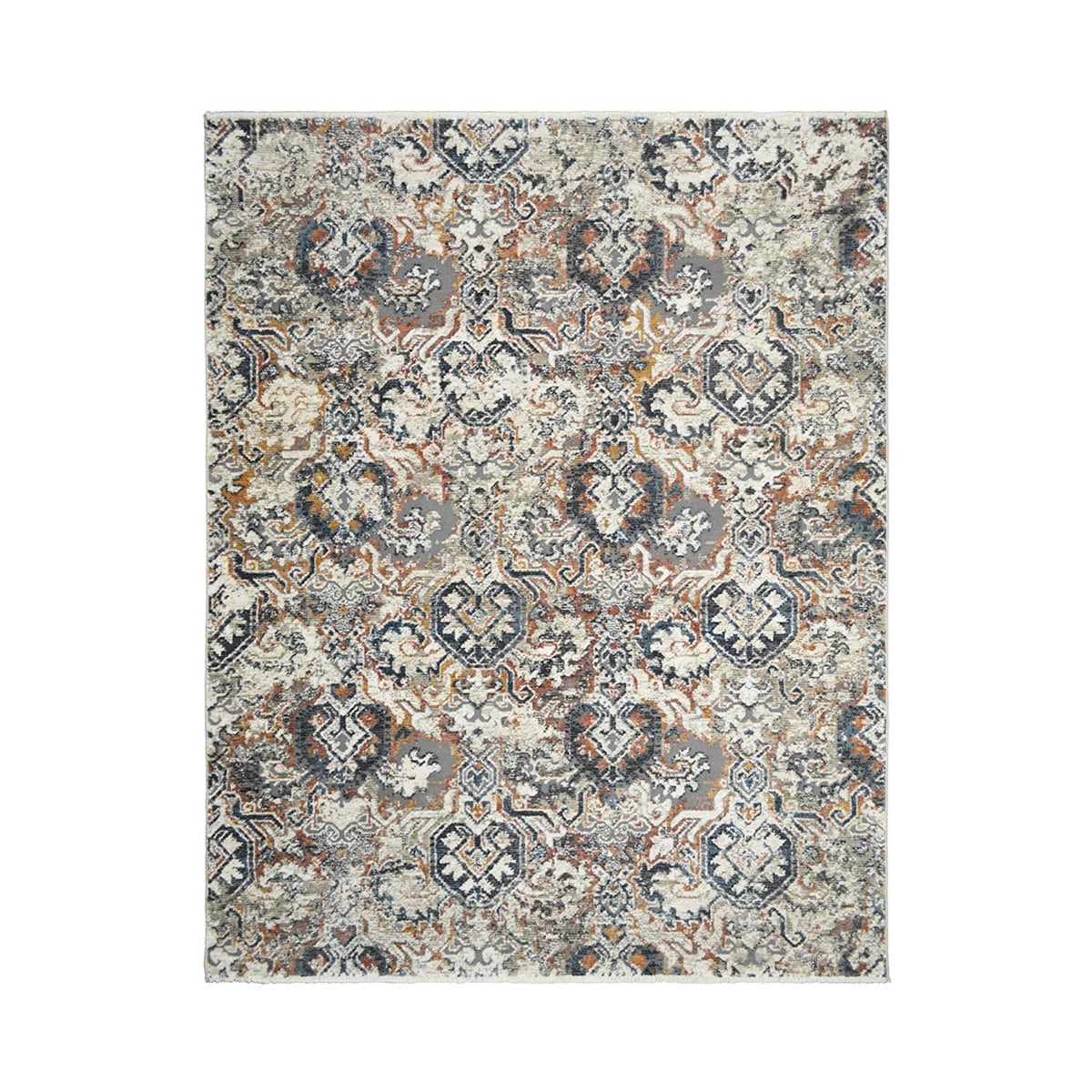 Cemak Distressed Stain Resistant with Fringe Area Rug By HomeRoots