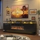 preview thumbnail 2 of 97, 70"/80" Modern Fireplace TV Stand with 36" Electric Fireplace