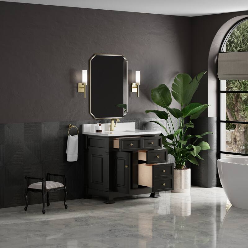 Brookfield 36" Single Vanity, Black Onyx