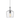 1-Light Hammered Glass Pendant Light