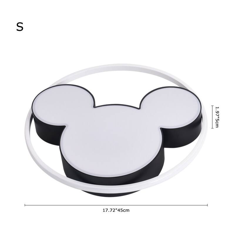 1-light Cartoon Dimmable Led Flush Mount