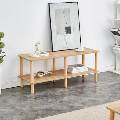 Modern 2-Tier TV Stand for Living Room Furniture