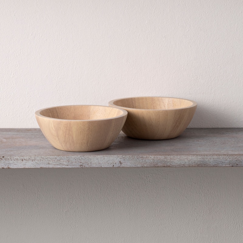 Noritake Hammock Wood Set of 2 Small Bowls, 7", 20 OZ.