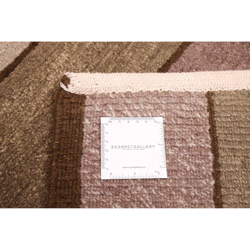 ECARPETGALLERY Hand-knotted Opulence Sage Wool Rug - 4'0 x 5'9