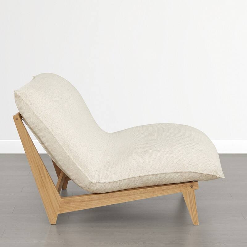 Spruce & Spring Oversized Lounge Accent Chair with Plush Cushions and Solid Wood Frame