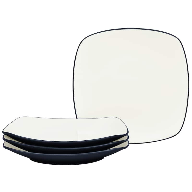 Noritake Colorwave Set Of 4 Square Dinner Plates, 10-3/4" - Navy