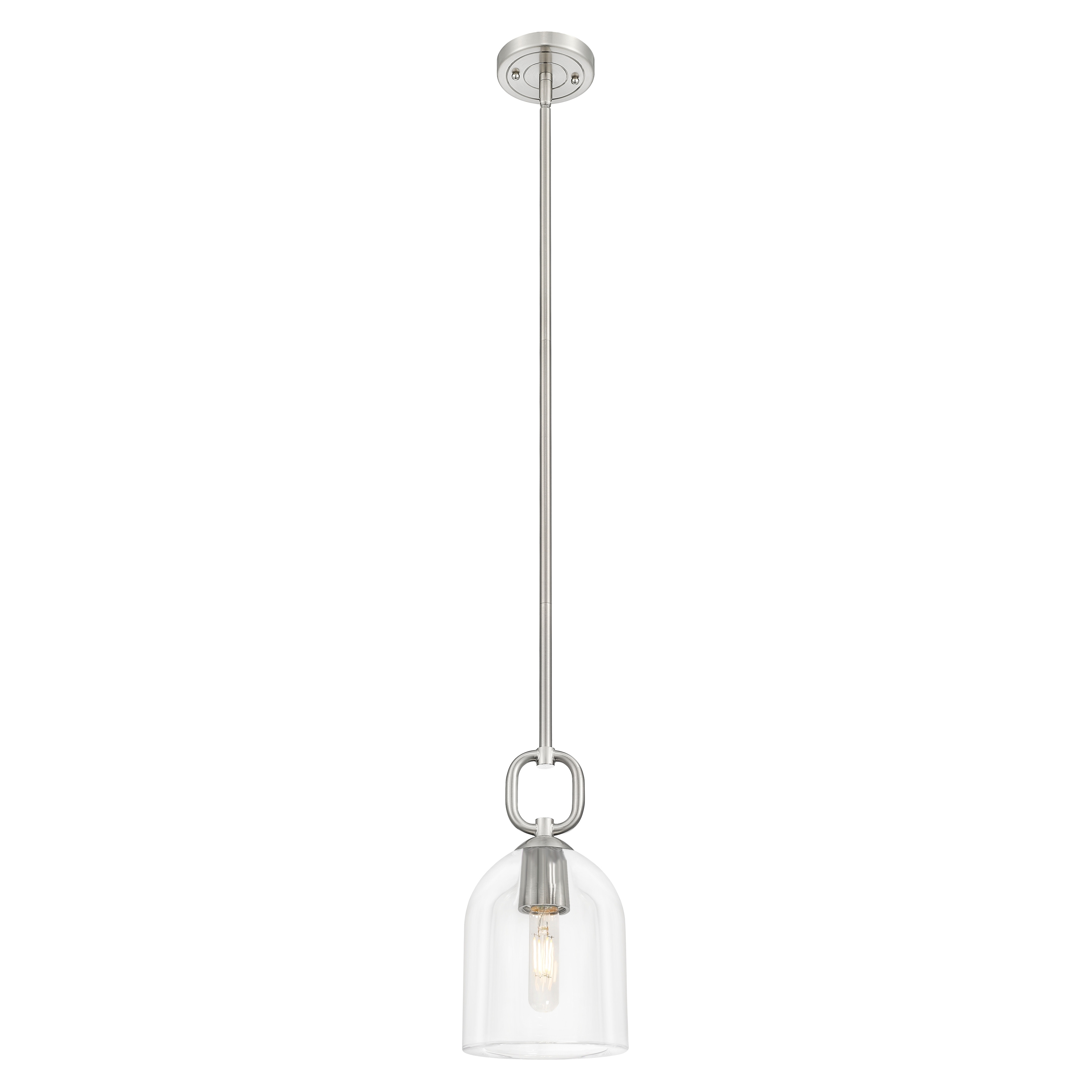 Innovations Lighting Downtown Urban - Hudson - 1 Light 6" Stem Hung Mini Pendant with Bell Shade