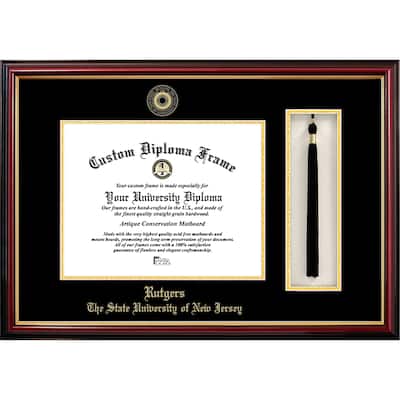 Rutgers University, The State University of New Jersey, 11w x 8.5h Tassel Box and Diploma Frame