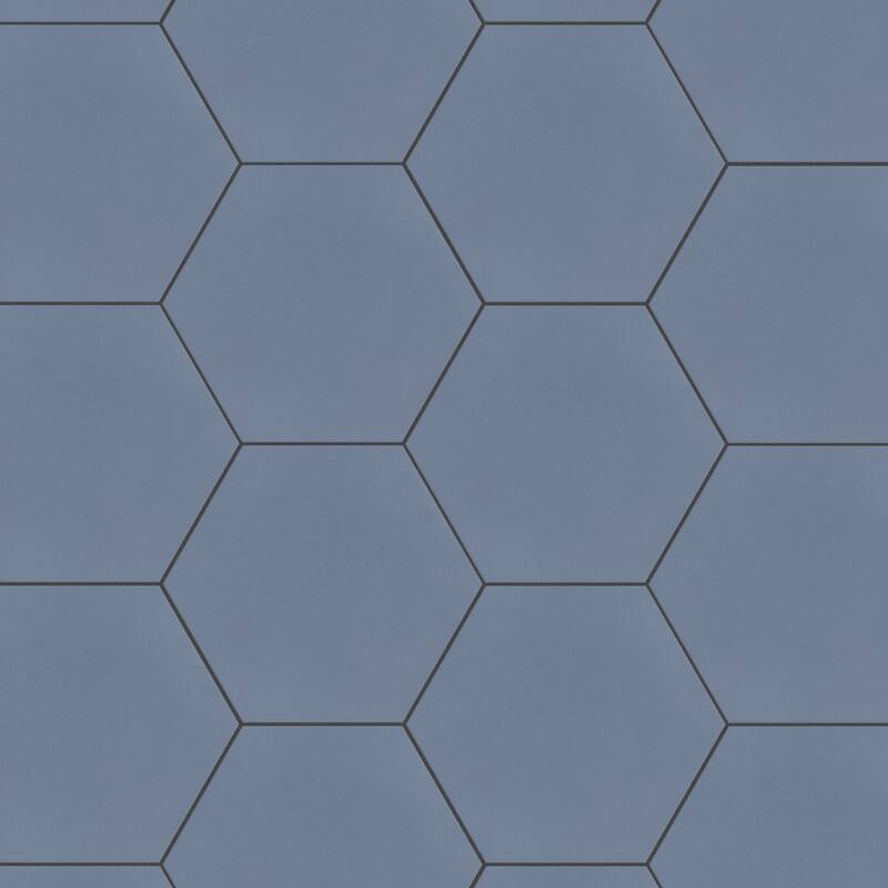 Merola Tile Textile Basic Hex Ducados 8-5/8" x 9-7/8" Porcelain Floor and Wall Tile - Sample swatch