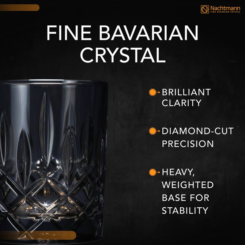 Nachtmann Set of 2 Noblesse Fine Glass Whiskey Tumblers