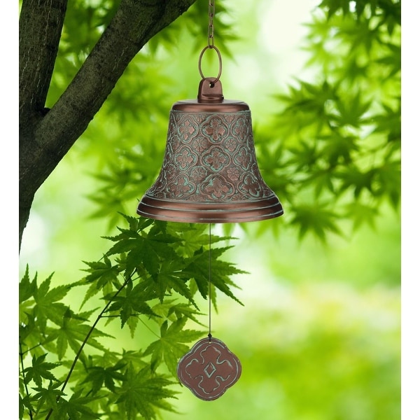 Regal Art & Gift 32.75 Inch Wind Bell - Copper Patina - Bed Bath