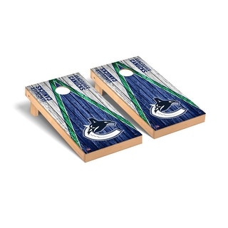 Vancouver Canucks NHL Triangle Cornhole Board Set