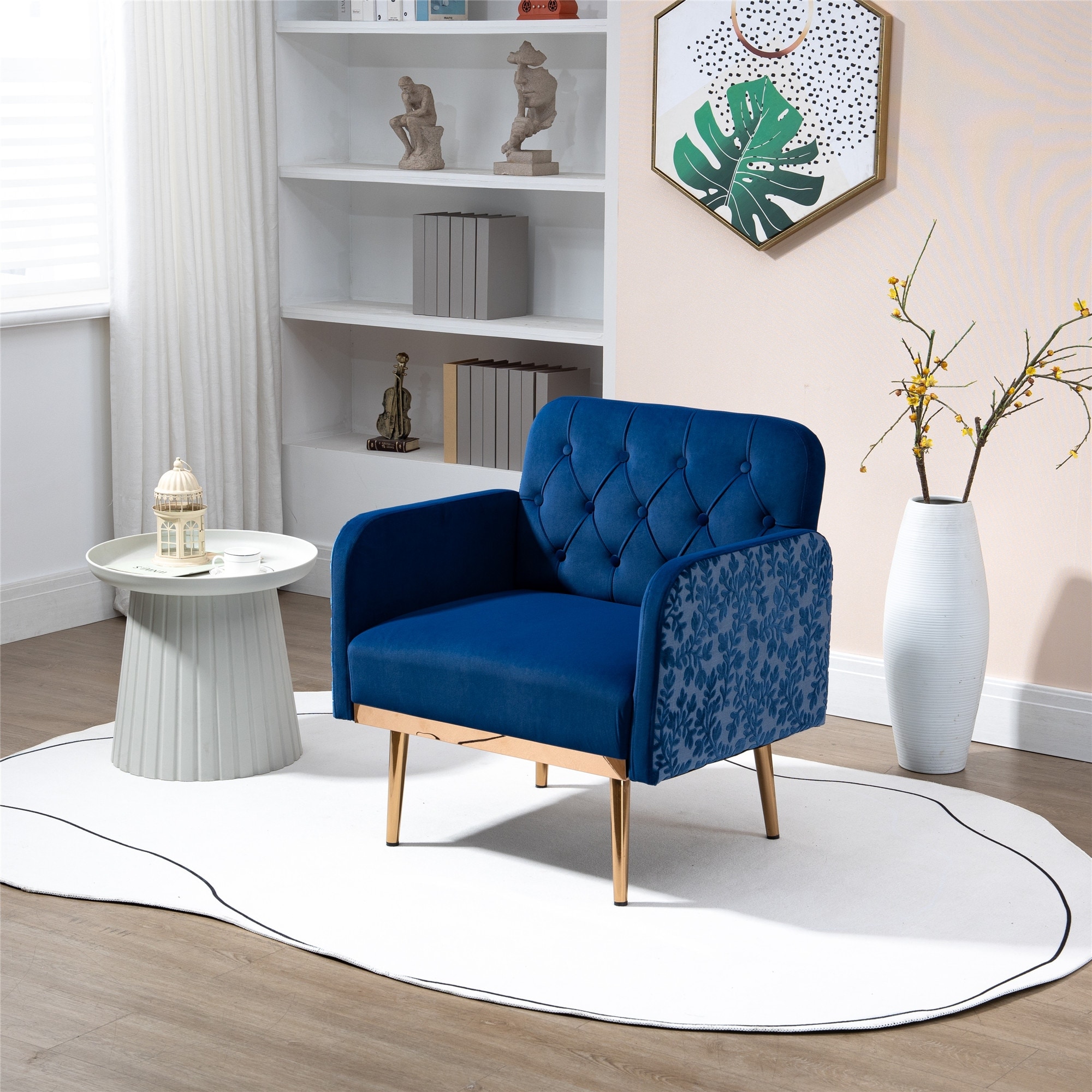 Rose gold lounge chair store