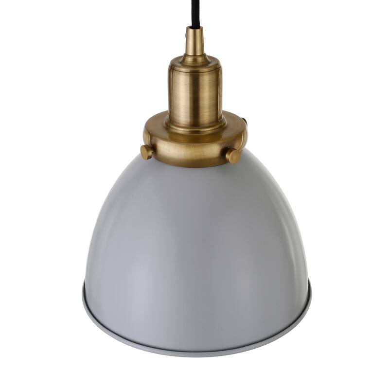 Madison 8" Wide Pendant with Metal Shade