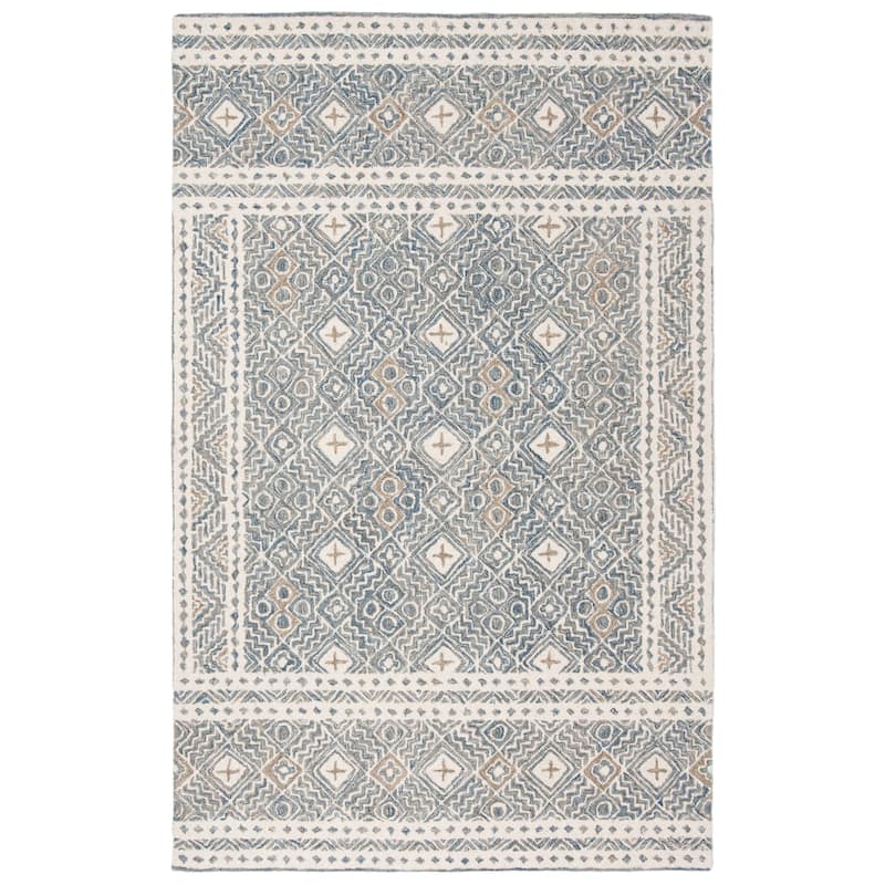SAFAVIEH Handmade Micro-Loop Jelske Wool Rug