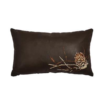 Daniel Pine Cone Boudoir Embellished Decorative Throw Pillow