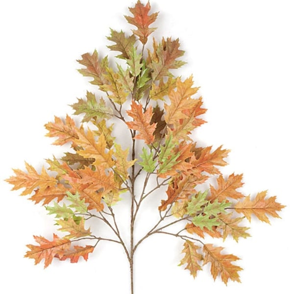 Autograph Foliages PR-4696 29 in. Pin Oak Branch Autumn & Rust