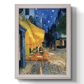 Cafe Terrace  Premium Framed Canvas- Ready to Hang