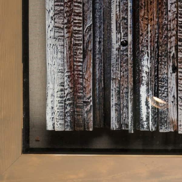 Shop Black Friday Deals On Nestore Framed 35 X 35 Contemporary Wooden Wall Art Overstock 18152508