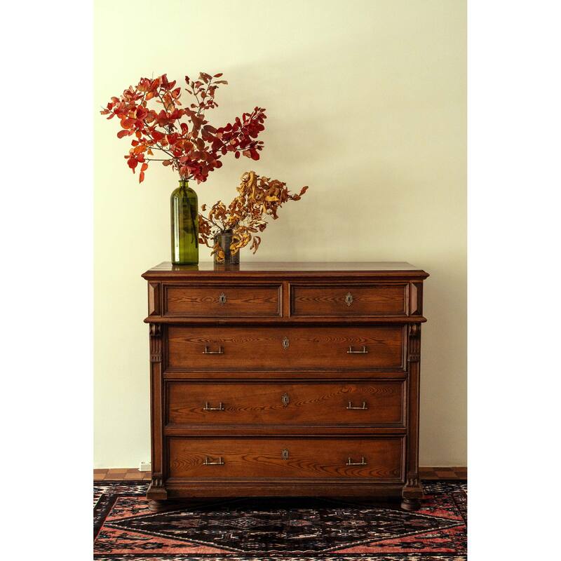 ECARPETGALLERY Hand-knotted Andelz Copper Wool Rug - 3'9 x 6'11